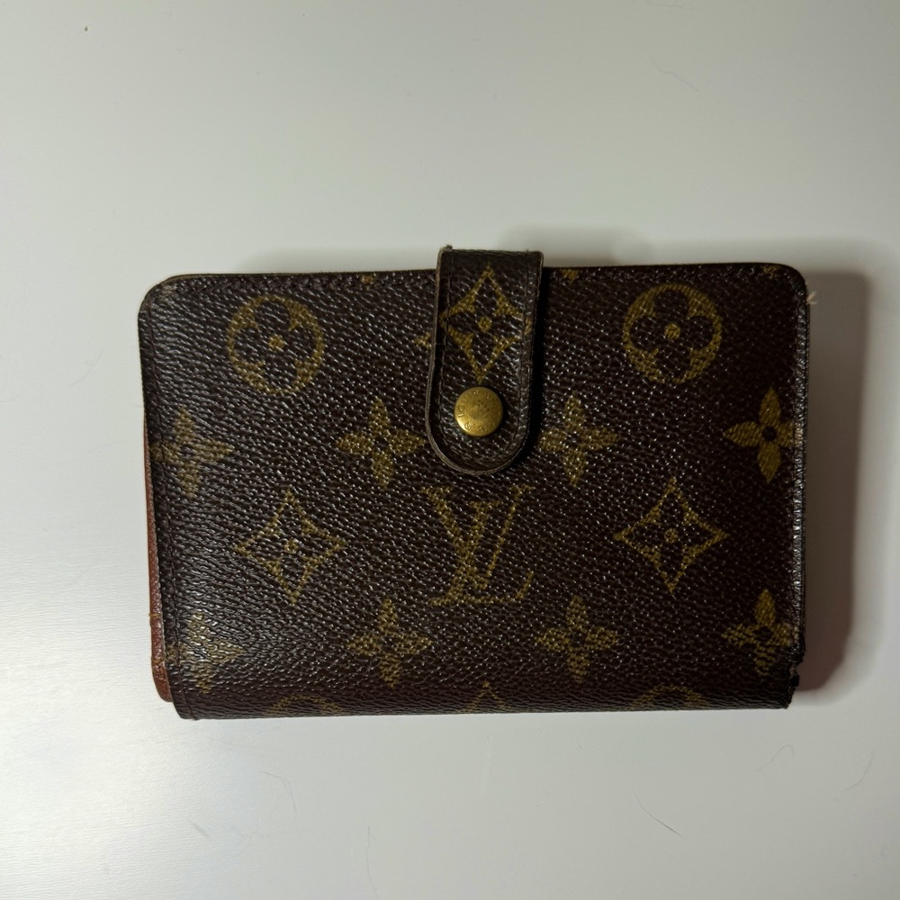 Louis Vuitton Vintage Monogram Portefeiulle Viennois Bifold Kiss Lock Wallet